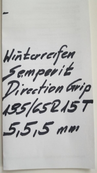Preview: Winterreifen 195/65R15T Semperit Direcion Grip 5,5,5mm