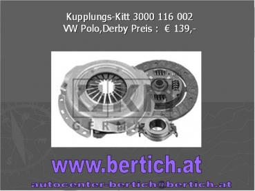 Kupplungs-Satz  VW Polo,Derby