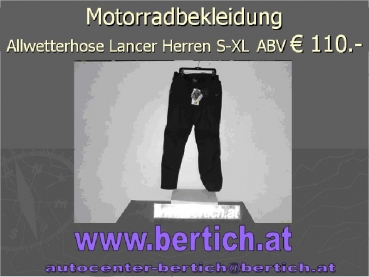 Motorradhose Lancer Herren  IXS 7371003 Schwarz gr. S-XL