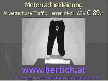 Motorradhose Traffic Herren IXS schwarz 7360003  gr.M-L-XL