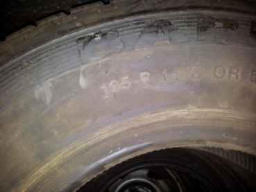 Preview: Winterreifen 195R14C 106 104 8PR Barum Cargo 6,6mm