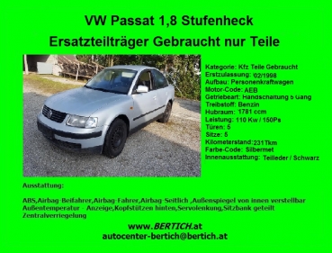 Preview: Aussenspeigel L VW Passat 1,8i 3B Bj.1998
