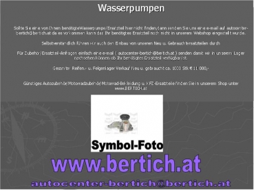 Preview: Wasserpumpe Opel Corsa,Kadett D E,Ascona,Manta 1300