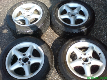 Preview: Mercedes / Audi Winterreifen Kompletträder Alu  205/60R15H