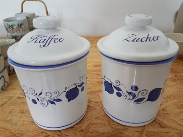 Keramiktöpfe Kaffee/Zucker