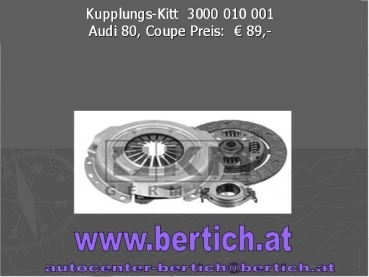 Kupplungs-Satz Audi 80, Coupe