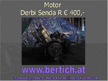 Motor Derbi Senda R 97-