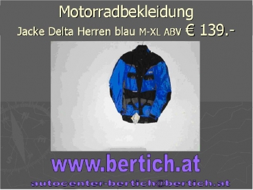 Motorradjacke Herren IXS Delta  Blau schwarz  gr.M-L-XL 7282439