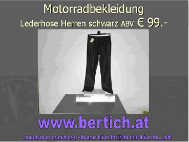 MotorradLederhose IXS z7431-003-52h gr.52-56