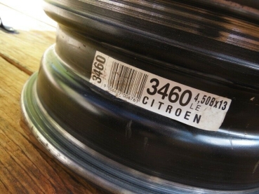 Stahlfelgen 4,5x13 3x98 ET15 ML55 Citroen Saxo