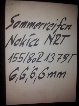 155/80R13T79 Winterreifen Nokia NRT
