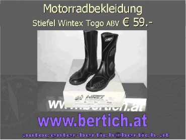 Stiefel Motorrad schwarz Wintex togo 700430 gr43