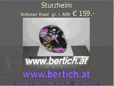 Sturz Helm / Motorradhelm Vollvisier Boeri  901110  gr.L