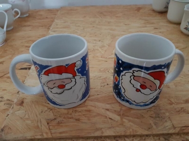 Kaffee Tassen Weihnachtsmann Motiv