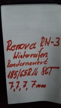 Preview: Winterreifen 185/65R14 Renova Steel Tubeless