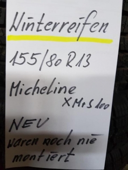 Preview: 155/80R13Q Winterreifen Micheline XM+S Alpin NEU 4 Stück