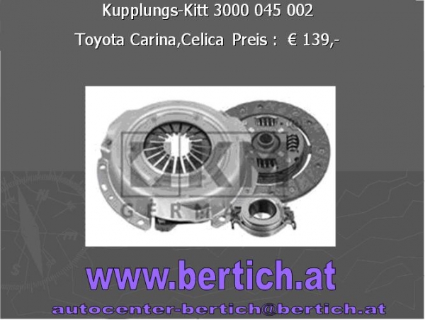 Kupplungs-Satz Toyota Carina,Celica