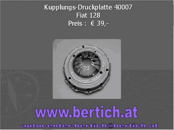 Kupplungs-Druckplatte Fiat 128