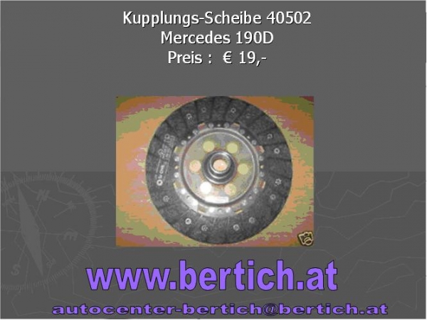 Kupplungs-Scheibe  Mercedes 190D