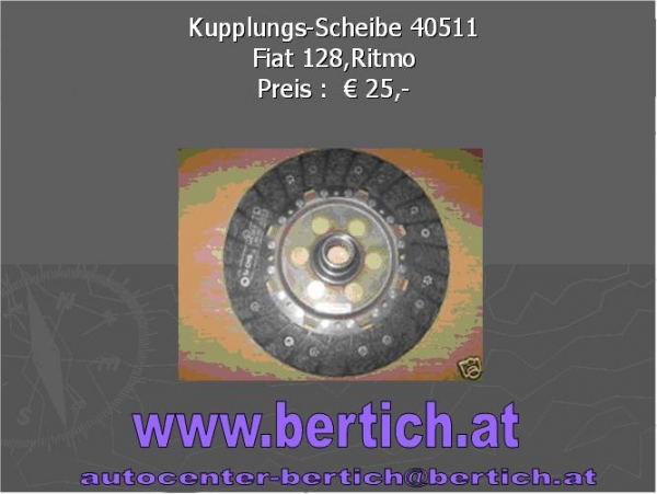 Kupplungs-Scheibe  Fiat 128,Ritmo