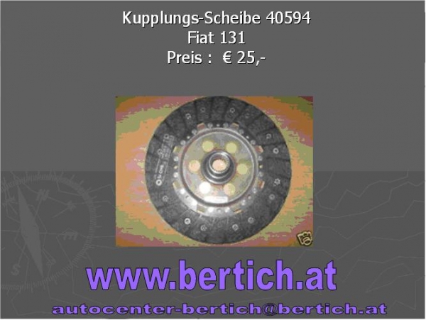 Kupplungs-Scheibe Fiat 131