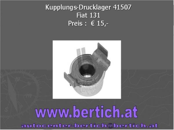 Kupplungs-Drucklager Fiat 131