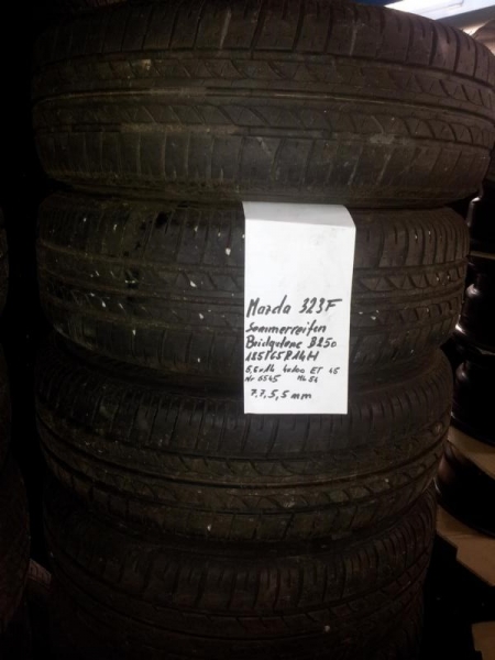 Mazda 323 Sommerreifen Kompletträder 185/65R14H