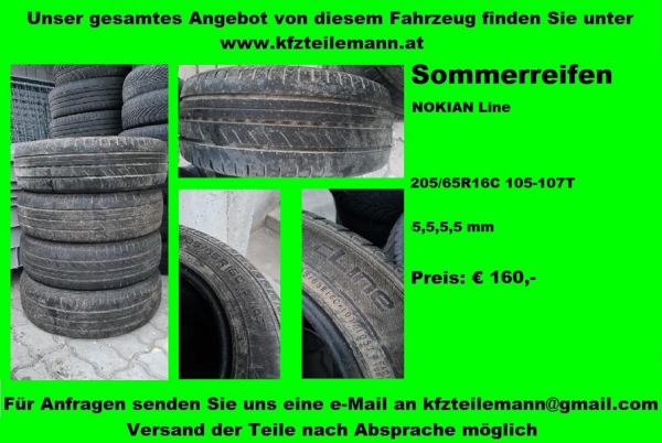 205/65R16C 105/107T Sommerreifen  NOKIAN cLine