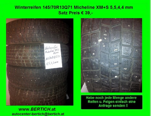 145/70R13Q71 Winterreifen Micheline XM+S