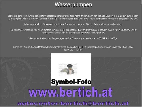 Wasserpumpe Fiat 124,132