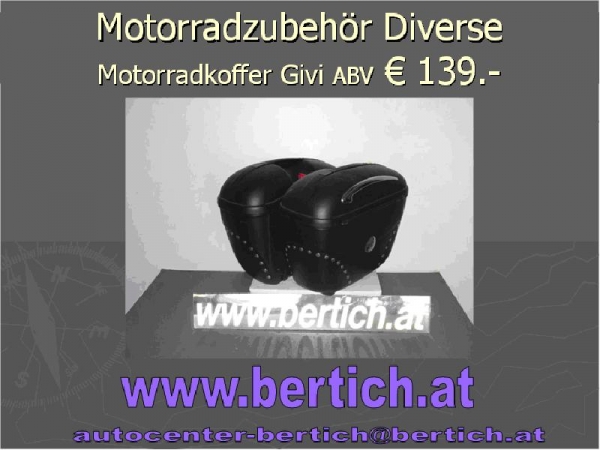 Motorradkoffer-Set  GIVI