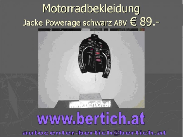 Mototrradjacke Powerage grau 400759ssw gr.S