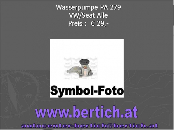 Wasserpumpe VW/Seat Alle