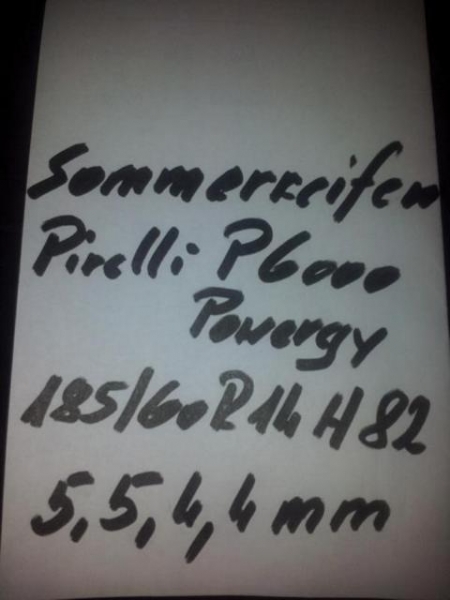 Sommerreifen 185/60R14H82 Pirelli P6000 Powergy