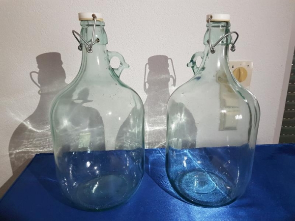 Schnapsflasche, Schnapsglas, Schnapskolben